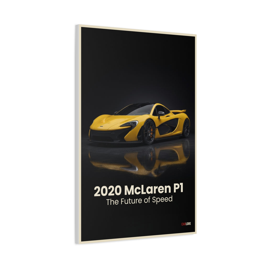 2020 McLaren P1 – The Future of Speed | Hyper-Realistic Collector's Wall Art