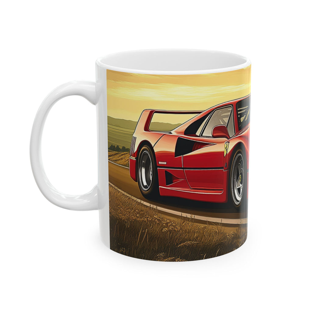 Ferrari F40 Ceramic Mug, (11oz, 15oz)