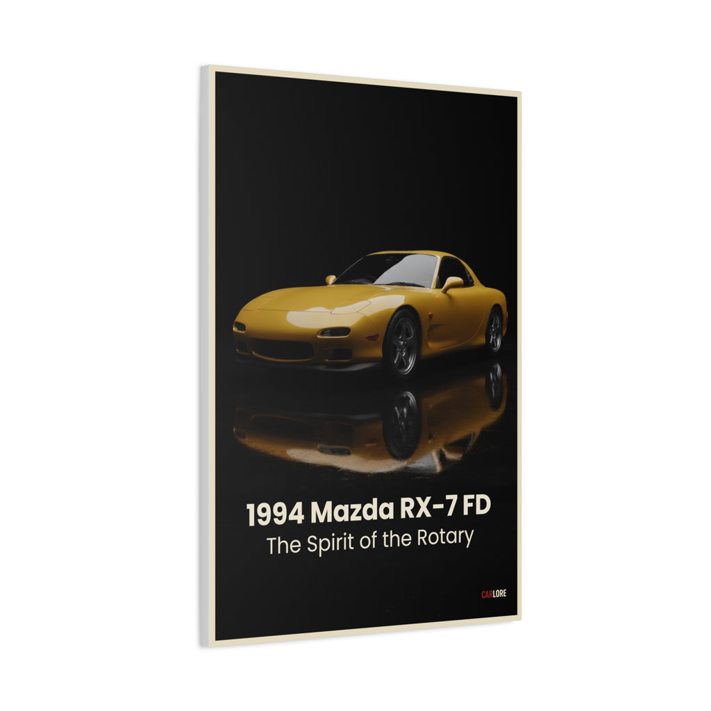 1994 Mazda RX-7 FD – "The Rotary Revolution" | Hyper-Realistic Collector's Wall Art