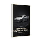1999 Nissan Skyline GT-R R34 – Godzilla Reborn | Hyper-Realistic Collector's Wall Art