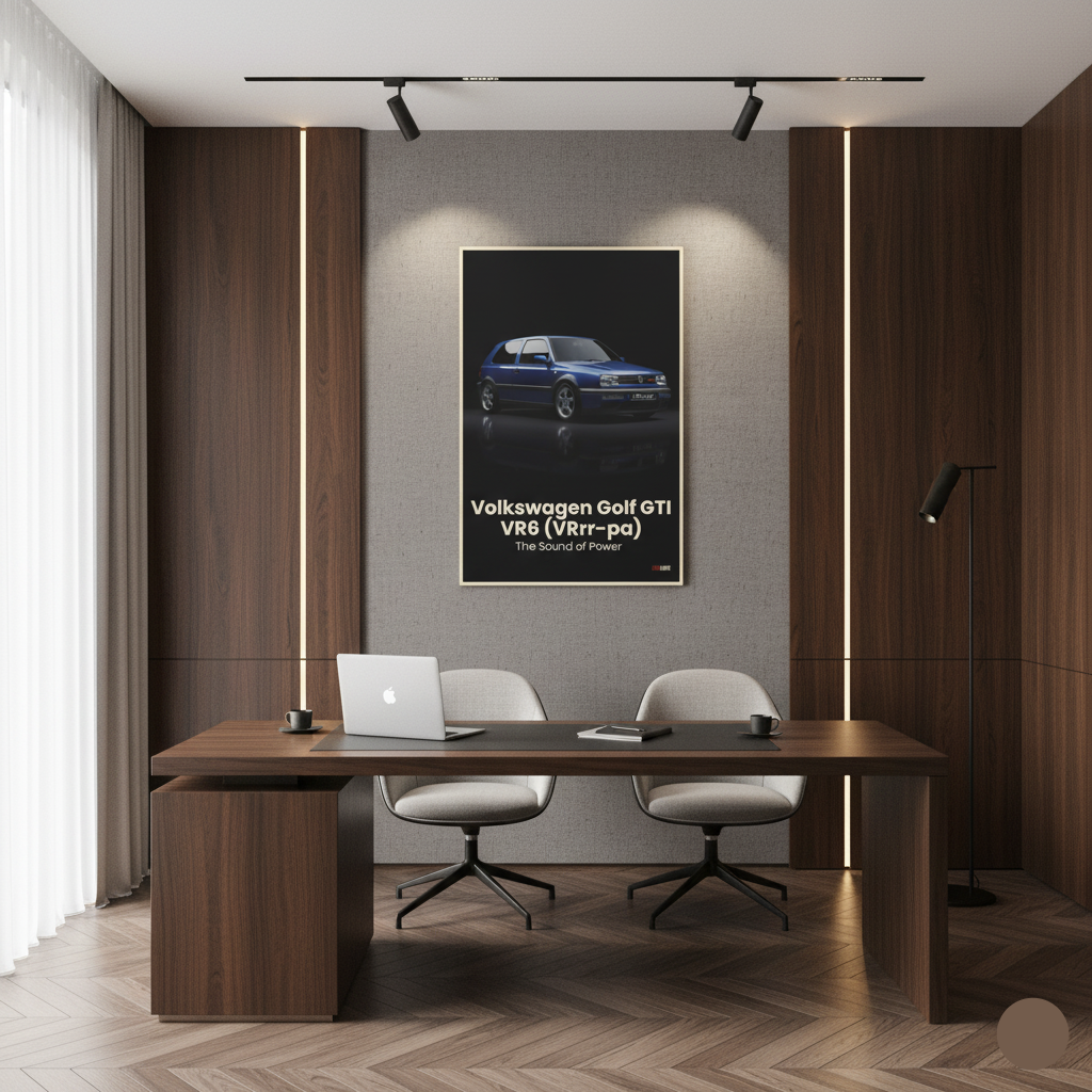 Volkswagen Golf GTI VR6 (VRrr-pa) – The Sound of Power | Hyper-Realistic Collector's Wall Art